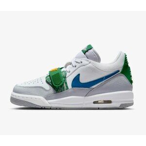JORDAN LEGACY 312 GS YOUTH SIZE 6Y White/Wolf Grey/Pine Green/Industrial Blue